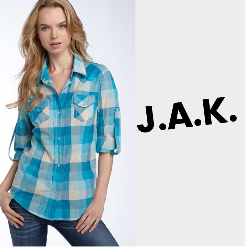 J.A.K. Plaid Cotton Shirt